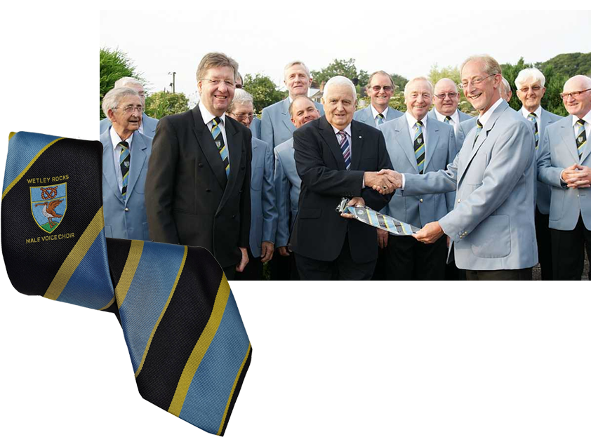 Choir ties | wetley rocks male voice choir