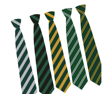 Secondary school ties / high school ties | eco-ties